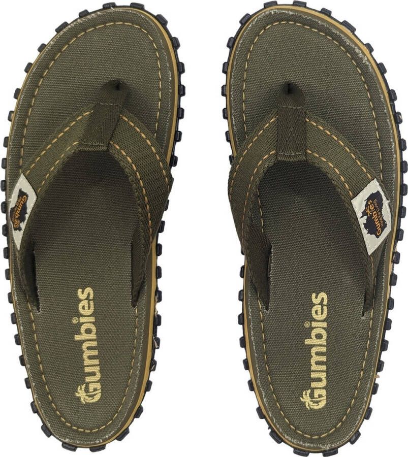 Gumbies Teenslipper Khaki