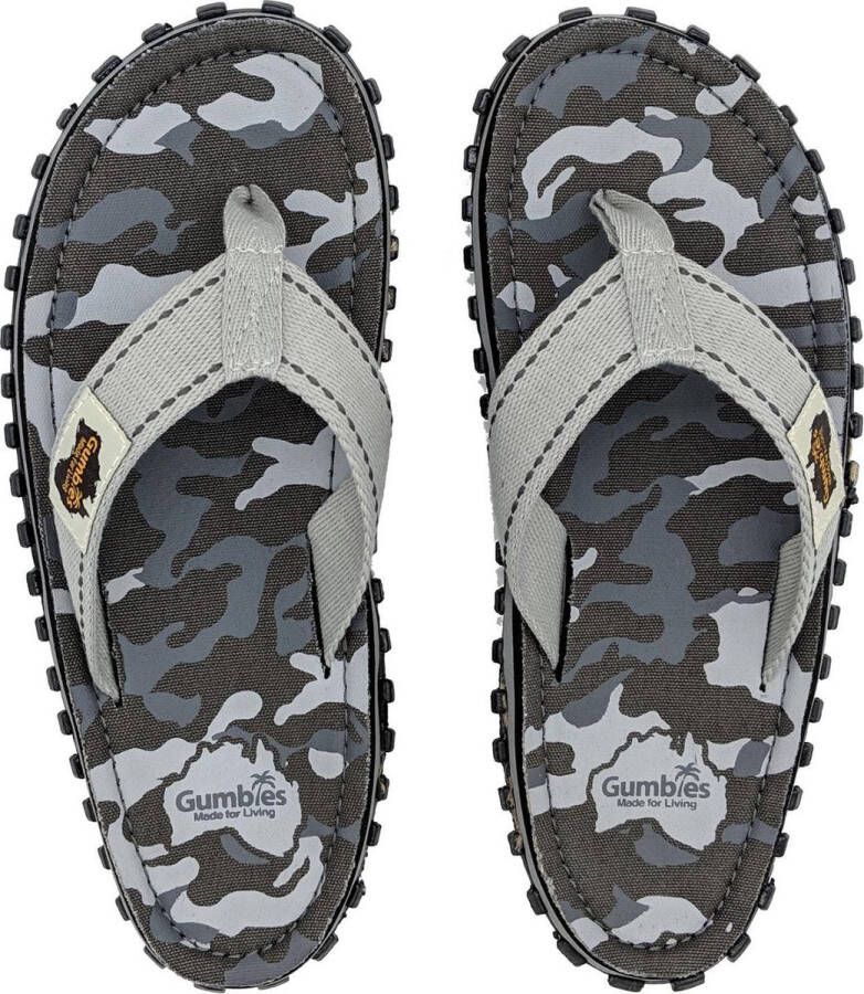 Gumbies | Teenslippers heren| Grey Camouflage | Grijs - Foto 1