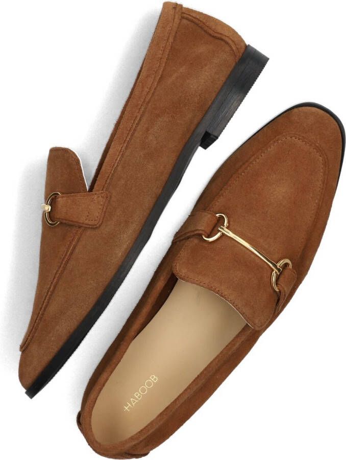 Haboob Gigi Loafers Instappers Dames Bruin