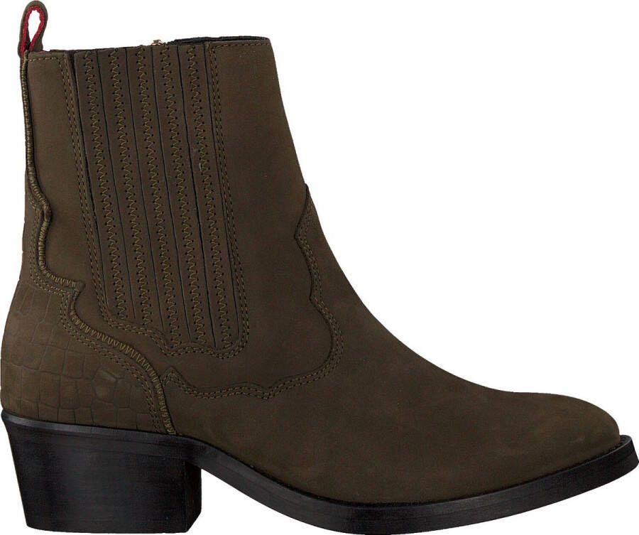 Haboob P6731 Laarzen Nubuck Dames Groen