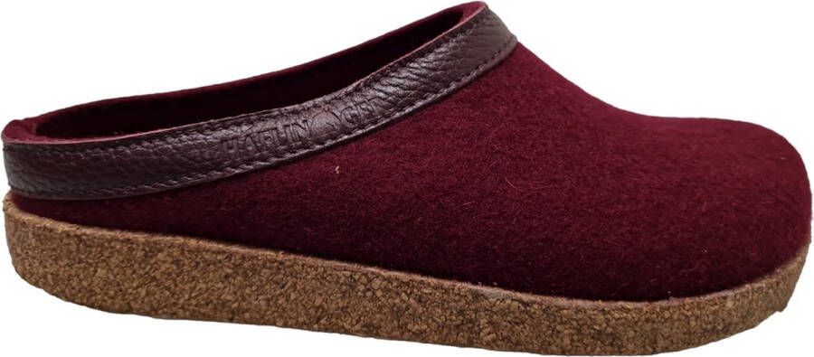 Haflinger Grizzly Torben Pantoffel Pantoffel Bordeaux - Foto 3