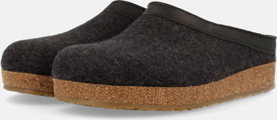 Haflinger Grizzly Torben Pantoffels Pantoffels Graphit