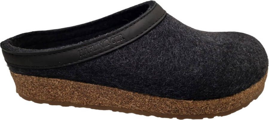 Haflinger Grizzly Torben Pantoffels Pantoffels Graphit