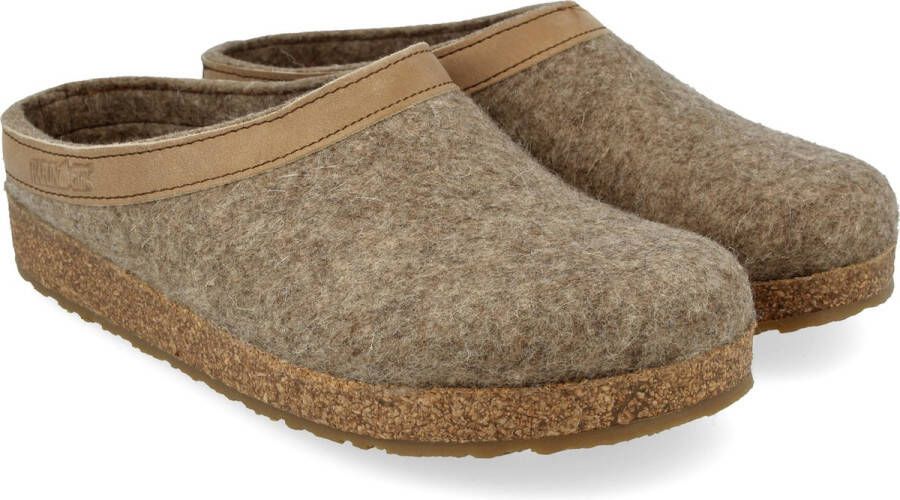 Haflinger Grizzly Torben Pantoffels Dames Pantoffels Heren Turf