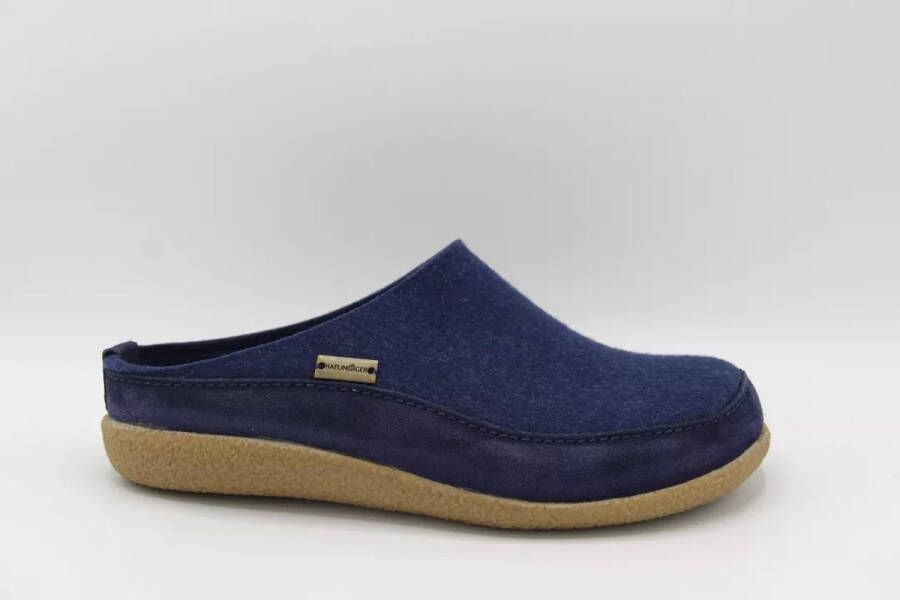 Haflinger Skane Pantoffel Unisex Blauw