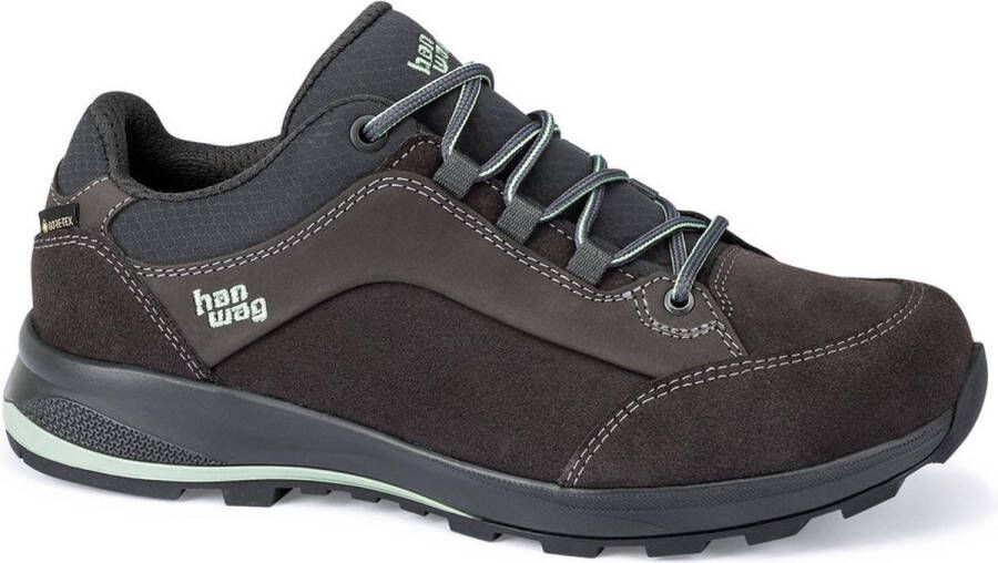 Hanwag BANKS LOW BUNION LADY GTX V (064494) 8 Dames waterdichte lage wandelschoenen Asphalt Mint