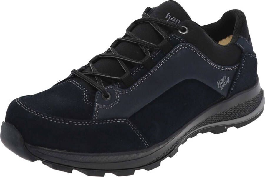 Hanwag BANKS LOW Bunion LL Blauw Zwart Heren Wandelschoenen Blauw