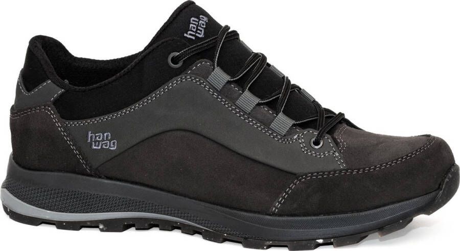 Hanwag Banks Low LL wandelschoenen Asphalt black Schoenen Wandelschoenen Lage schoenen