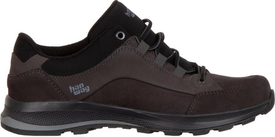 Hanwag Banks Low LL wandelschoenen Asphalt black Schoenen Wandelschoenen Lage schoenen