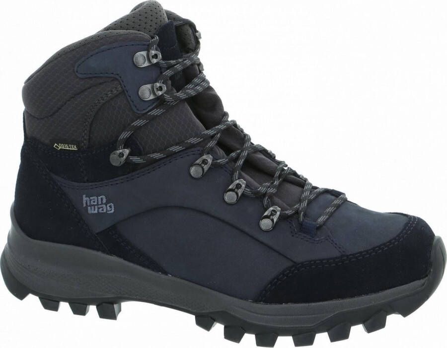 Hanwag Banks Narrow GTX 007064 navy_asphalt Schoenen Wandelschoenen Halfhoge schoenen