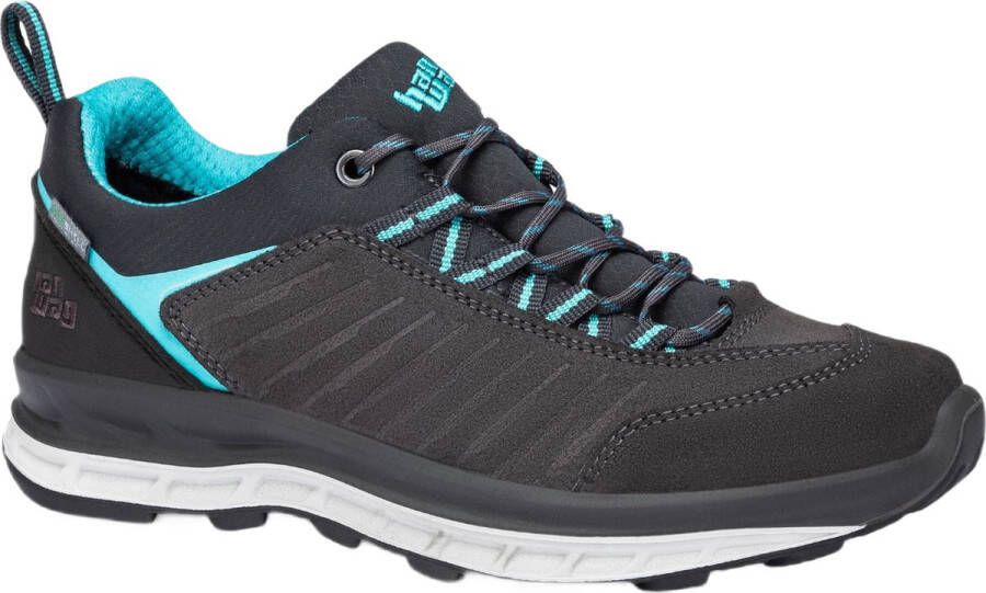 Hanwag Blueridge Low Lady ES Dames waterdichte lage wandelschoenen Asphalt Ocean