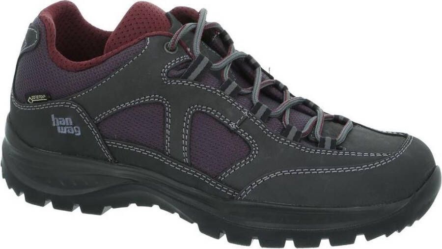 Hanwag Gritstone II Lady GTX schoenen 064356 asphalt dark garnet Schoenen Wandelschoenen Lage schoenen