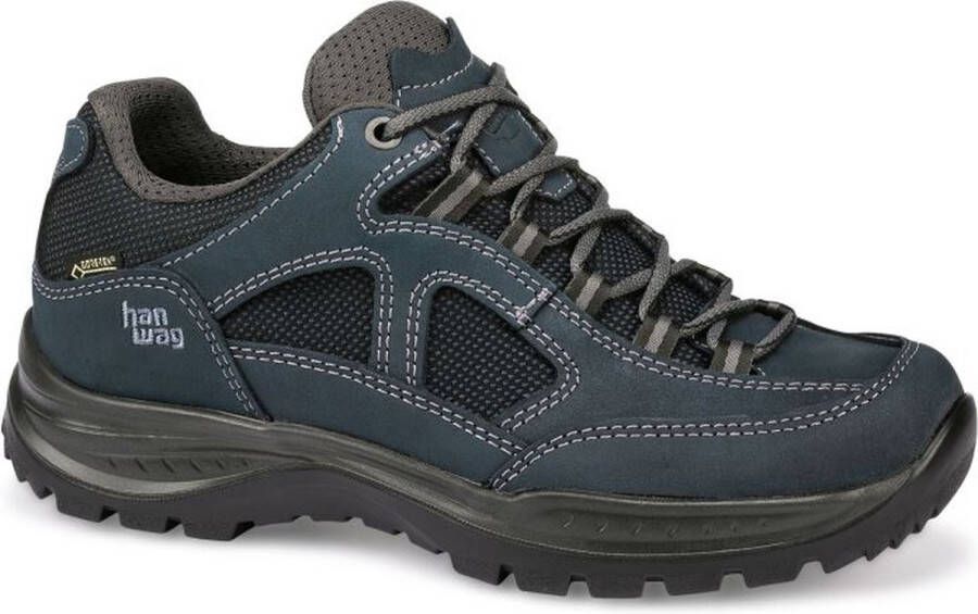 Hanwag Gritstone II Lady GTX schoenen 064356 asphalt dark garnet Schoenen Wandelschoenen Lage schoenen