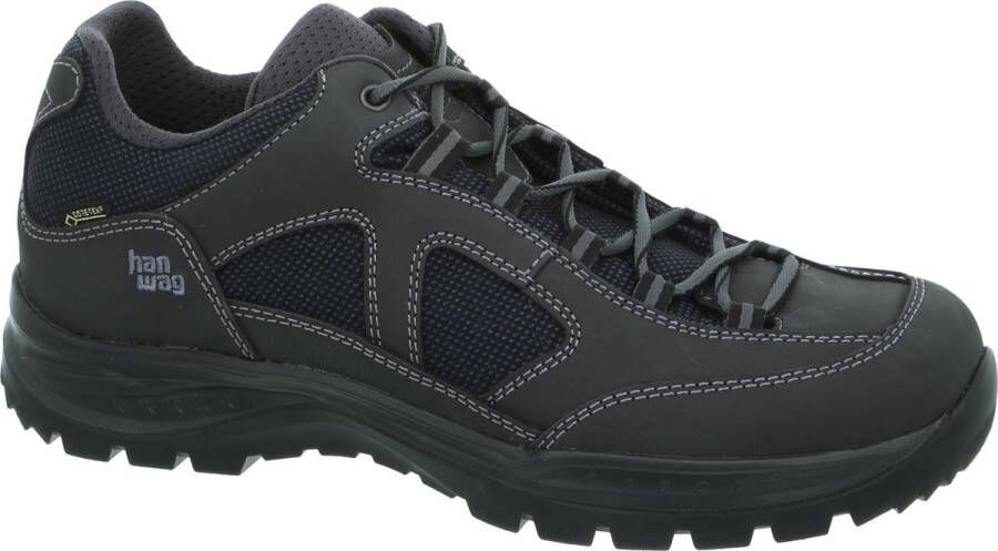 Hanwag Gritstone II Narrow GTX 064012 asphalt black Schoenen Wandelschoenen Lage schoenen