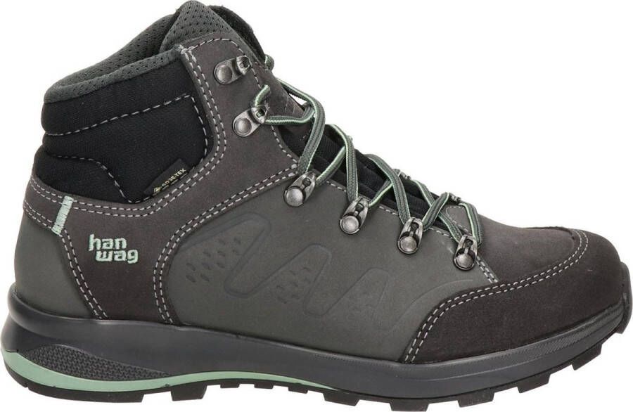 Hanwag Torsby Lady GTX Wandelschoen Dames leren mid wandelschoenen Asphalt Mint