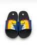 Happy Bee Jongens dinosaurus slippers zwarte marine instap sloffen ideaal voor thuis of als strand bad slipper ideaal kerstcadeau of nieuwjaarsgeschenk - Thumbnail 1