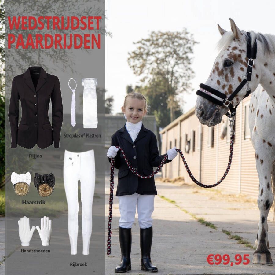 Harry's Horse en Red Horse Complete Kinder Wedstrijdset Voor Paardrijden One Size Unisex