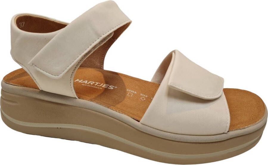 HARTJES Sandalen Dames 132.2002 Woogie Maat: 41 Materiaal: Leer Kleur: Wit