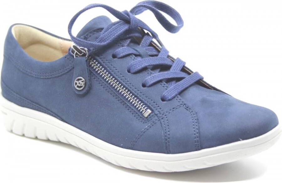 Hartjes Sneakers Dames Lage sneakers Damesschoenen Suède 162.0892 Blauw +