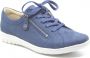 HARTJES Lage Sneakers Dames 162.0892 Maat: 41 5 Materiaal: Suède Kleur: Blauw - Thumbnail 1