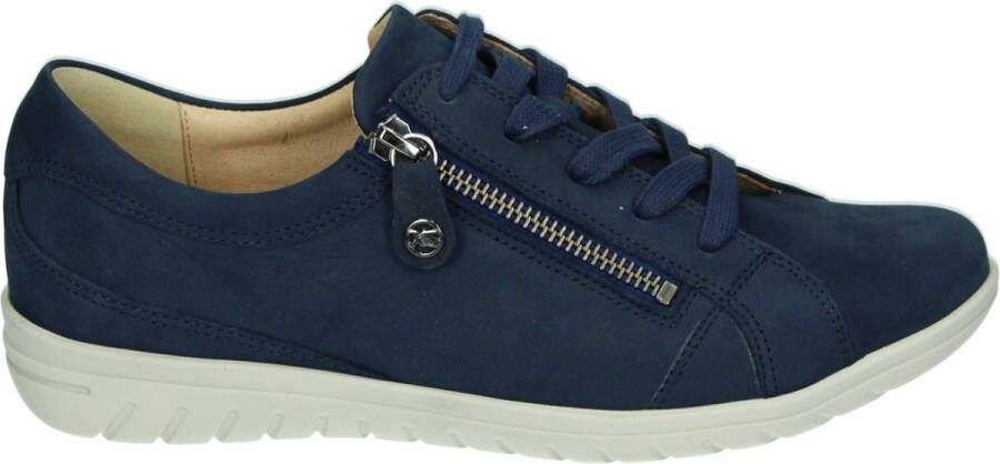 HARTJES Lage Sneakers Dames 162.0892 Maat: 37 Materiaal: Suède Kleur: Blauw