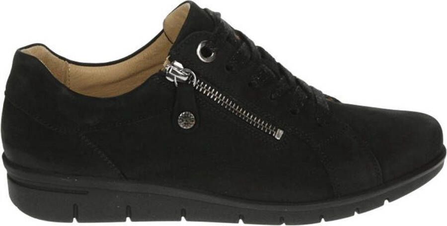 Hartjes 162.0912 99 Volwassenen Dames sneakersDames veterschoenen Kleur Zwart