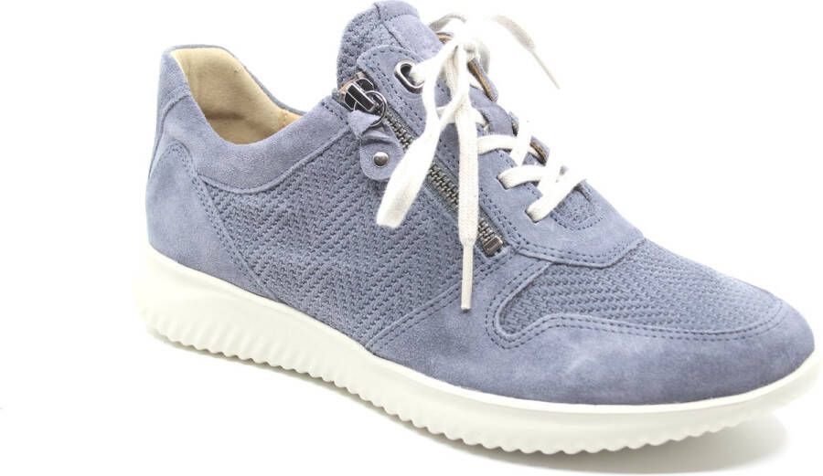 Hartjes 162.1121 34 23.23 Jeansblauwe dames sneaker wijdte G - Foto 7