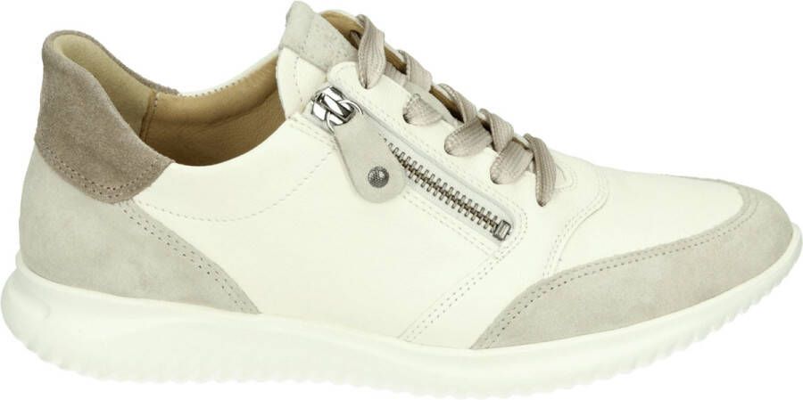 Hartjes 162.1144 162.1144 31 32.32 Beige combi sneaker met rits wijdte G