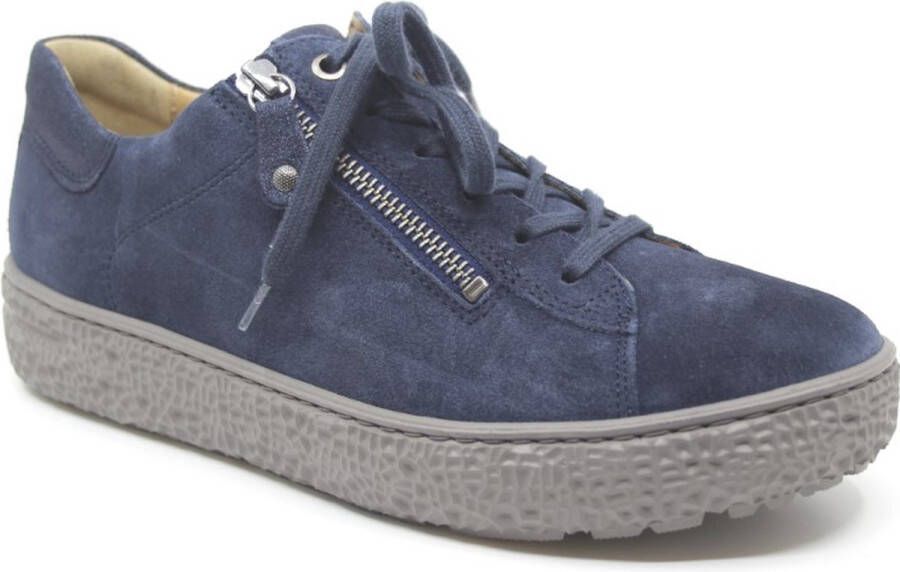 Hartjes 162.1401 34 48.48 Blauwe dames sneakers met rits