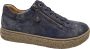 HARTJES Sneakers Dames Combi Met Hiel Suede H Ls Sneaker Maat: 37 Materiaal: Suède Kleur: Blauw - Thumbnail 1