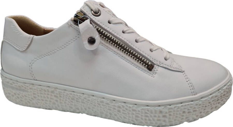 HARTJES Lage Sneakers Dames 162.1409 Maat: 38 Materiaal: Leer Kleur: Wit