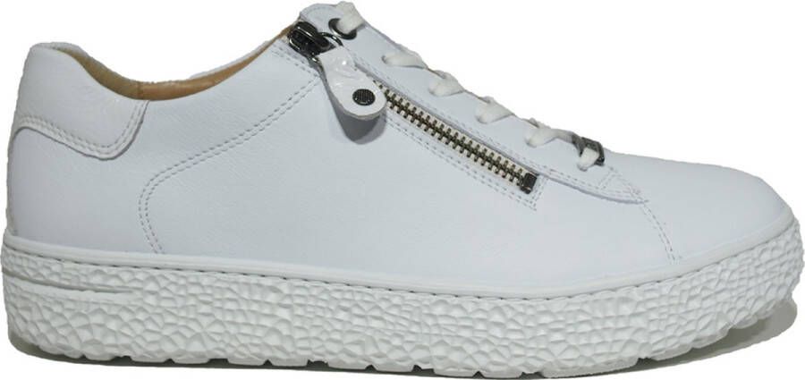 HARTJES Lage Sneakers Dames 162.1409 Maat: 36 5 Materiaal: Leer Kleur: Wit