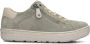 HARTJES Lage Sneakers Dames 162.1417 Phil Maat: 37 5 Materiaal: Suède Kleur: Groen - Thumbnail 1