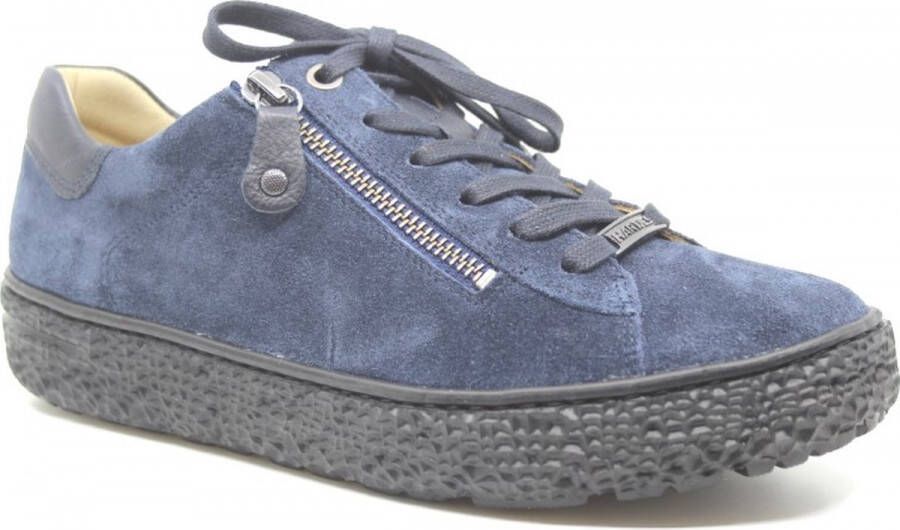 Hartjes 162.1422 99 48.47 Jeansblauwe dames sneaker wijdte H