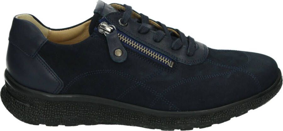 Hartjes 162.1603 99 47.01 Blauwe extra brede sneaker wijdte K