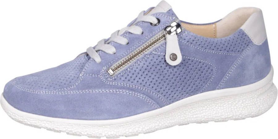 Hartjes Dames Veterschoenen Rap Shoe Aqua-aluminium Jeansblauw