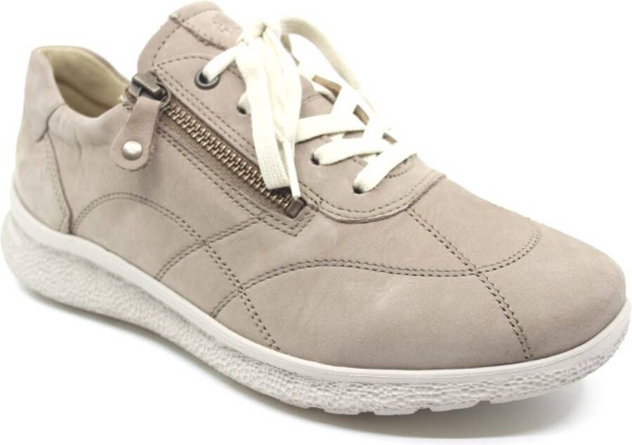 Hartjes 162.1606 99 31.00 Beige nubuck sneaker wijdte K