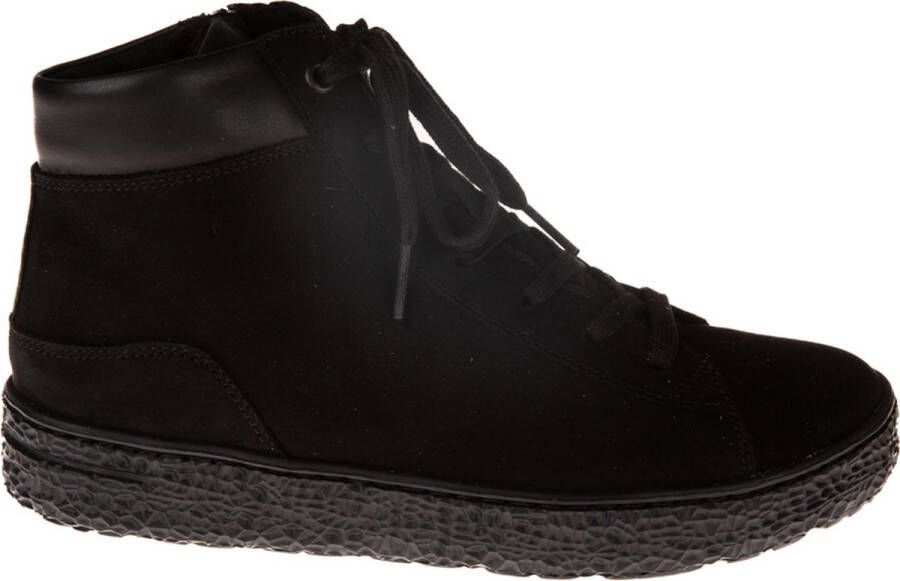 HARTJES Hoge Sneakers Dames Nub Mid Sneaker Maat: 38 5 Materiaal: Suède Kleur: Zwart