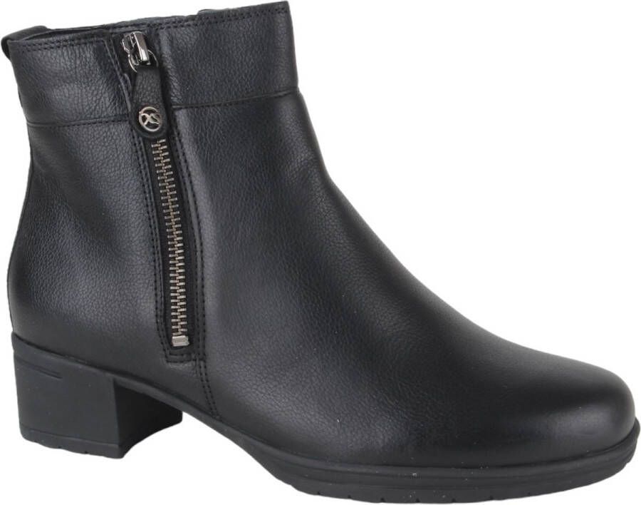 HARTJES Boots Dames Led H Rits Booty Maat: 41 Materiaal: Leer Kleur: Zwart