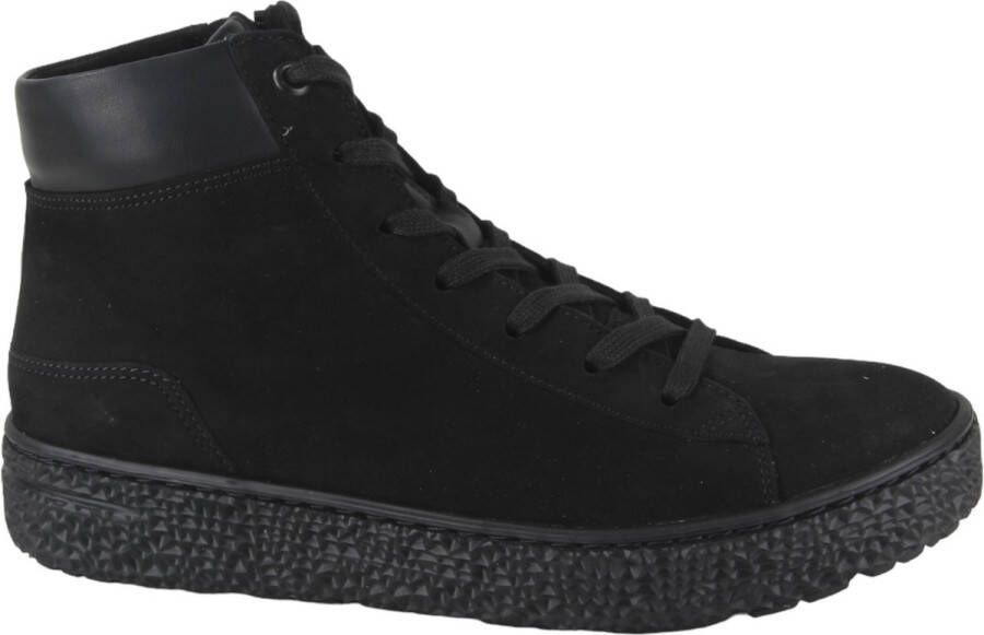 HARTJES Hoge Sneakers Dames Nub Mid Sneaker Maat: 41 5 Materiaal: Suède Kleur: Zwart