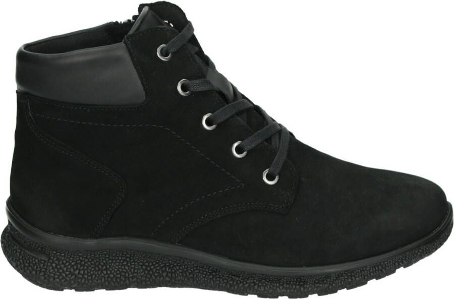 Hartjes 172.1602 99 Volwassenen VeterlaarzenHoge sneakersDames veterschoenenHalf-hoge schoenen Zwart