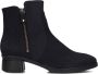 HARTJES Enkellaarsjes Dames 172.1902 Maat: 39 Materiaal: Nubuck Kleur: Blauw - Thumbnail 1