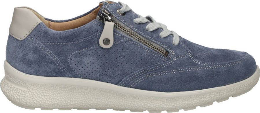 Hartjes Dames Veterschoenen Rap Shoe Aqua-aluminium Jeansblauw