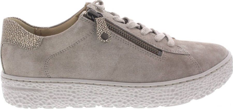 Hartjes Sneakers Dames Lage sneakers Damesschoenen Suède 162.1401 Taupe