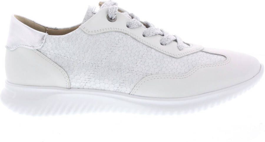 Hartjes Dames Veterschoenen Breeze Eisgrau Weiss 162.1143 Off White