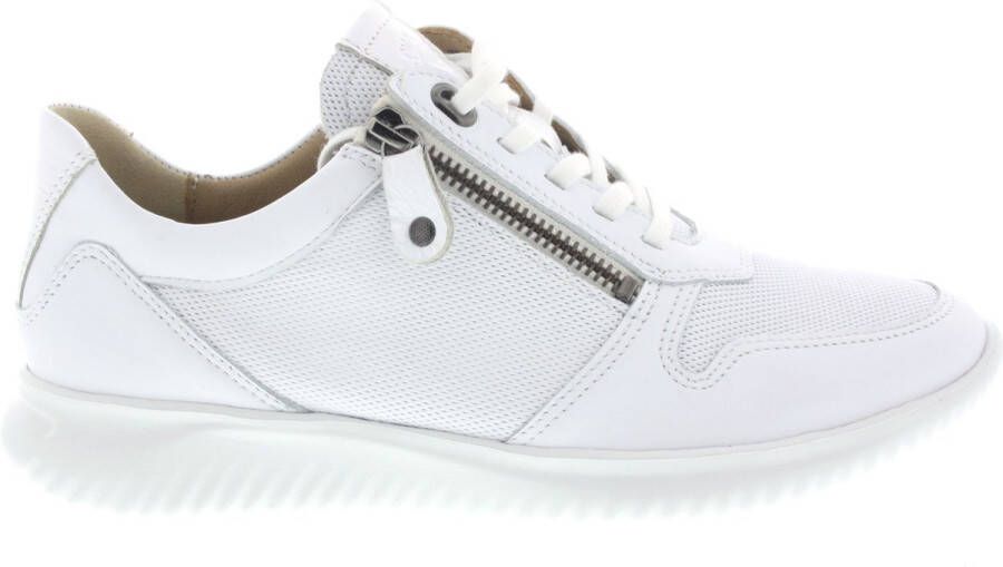 HARTJES Lage Sneakers Dames Breeze Maat: 43 Materiaal: Leer Kleur: Wit