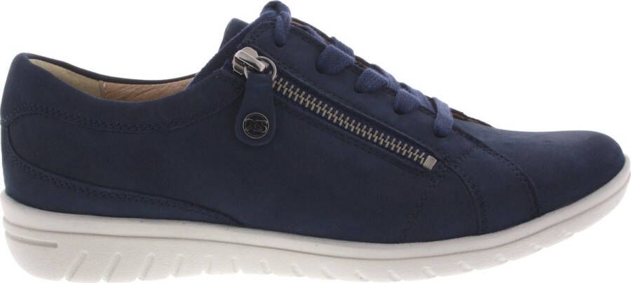 HARTJES Lage Sneakers Dames 162.0892 Maat: 37 5 Materiaal: Suède Kleur: Blauw