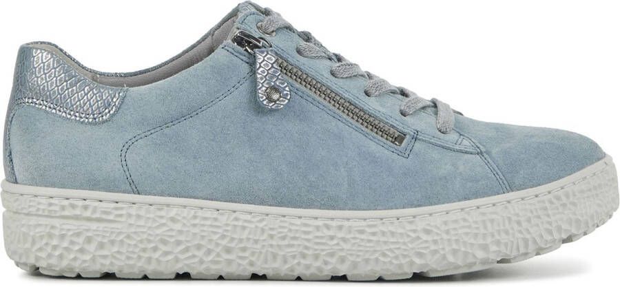 HARTJES Lage Sneakers Dames 162.1401 Maat: 37 5 Materiaal: Suède Kleur: Blauw