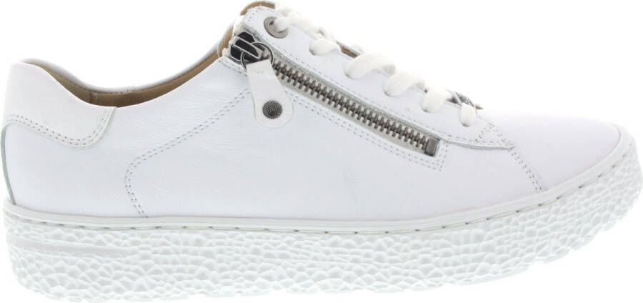 Hartjes 162.1409 99 02.02 witte sneaker met rits en uitneembaar voetbed