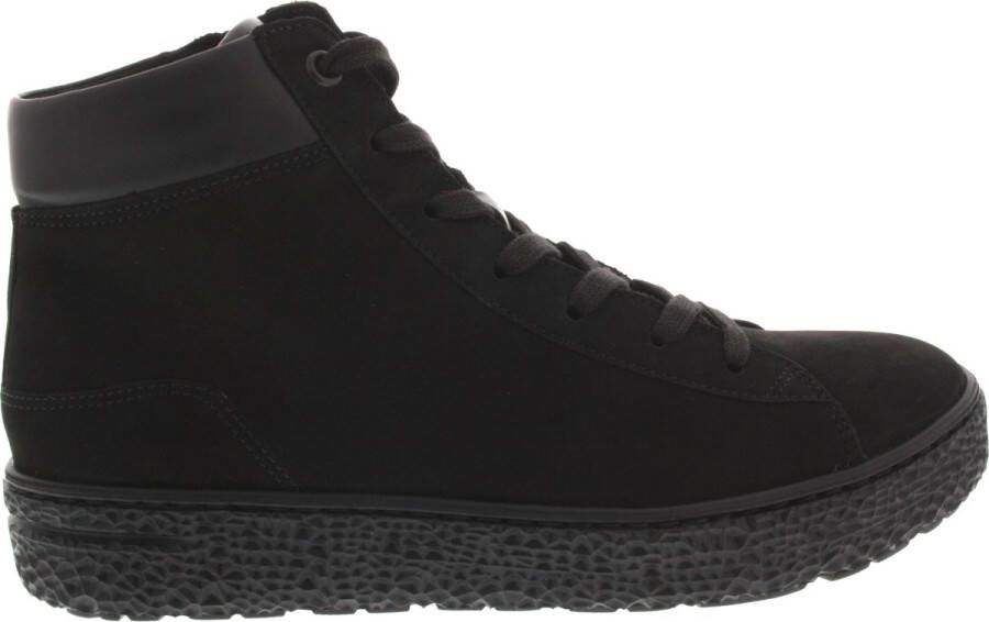 HARTJES Hoge Sneakers Dames Nub Mid Sneaker Maat: 41 5 Materiaal: Suède Kleur: Zwart